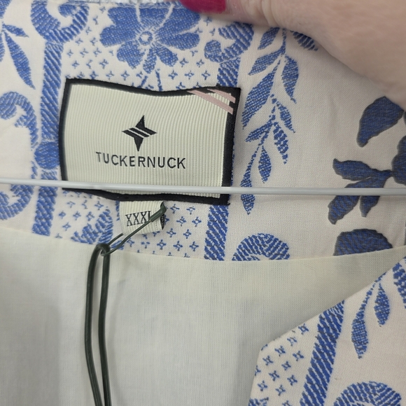 New Tuckernuck Bondi Blues Cotton Voile Izzie Dress Size XXL - Picture 3 of 9